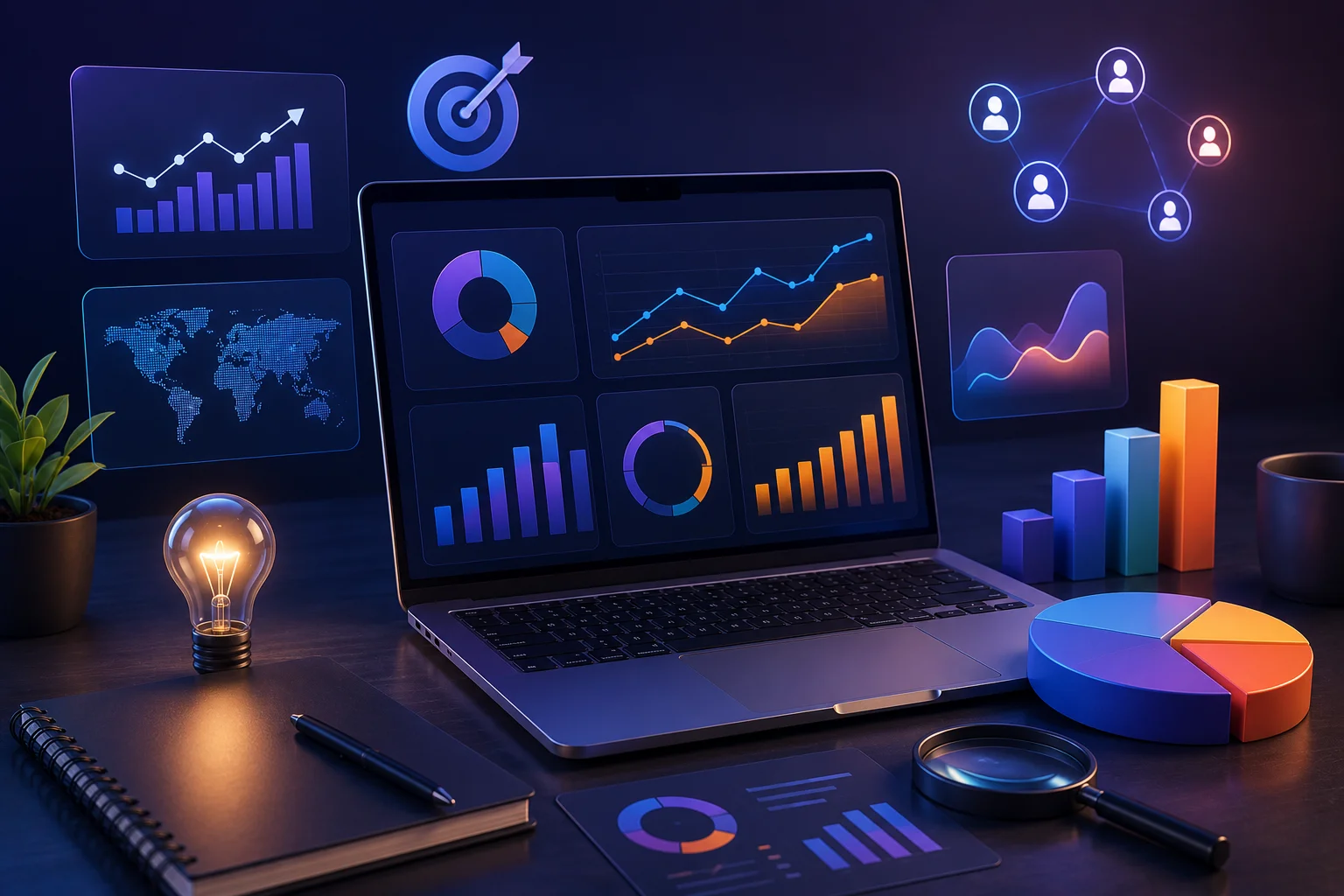 Tableaux de bord de marketing analytics et de suivi de performance